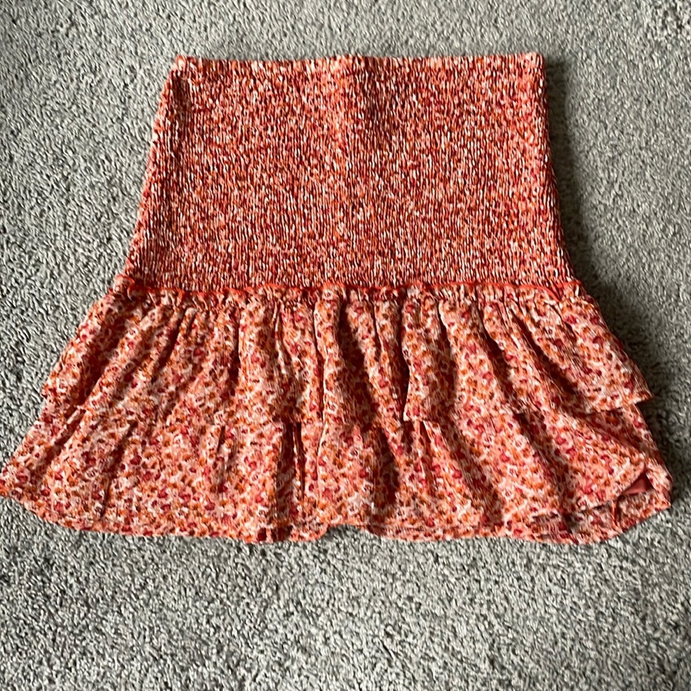 Elaina Floral Ruffle Skirt